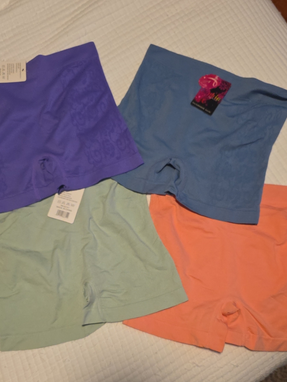 ComfortFit Seamless Boyshorts - Purple, Blue, Mint, Coral